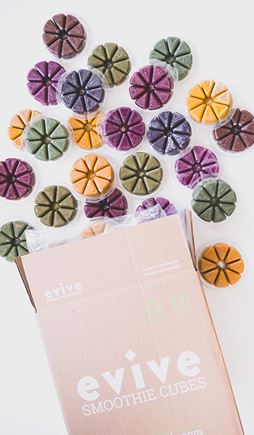 Evive box with smoothie cubes