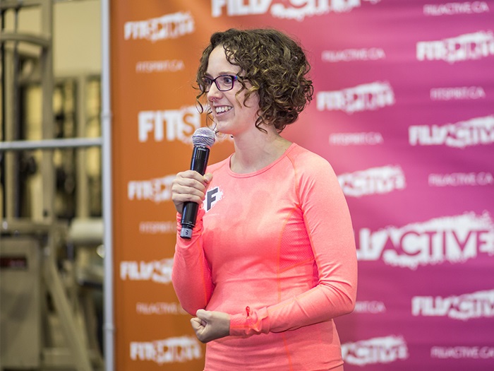 Claudine Labelle at a Fillactive event