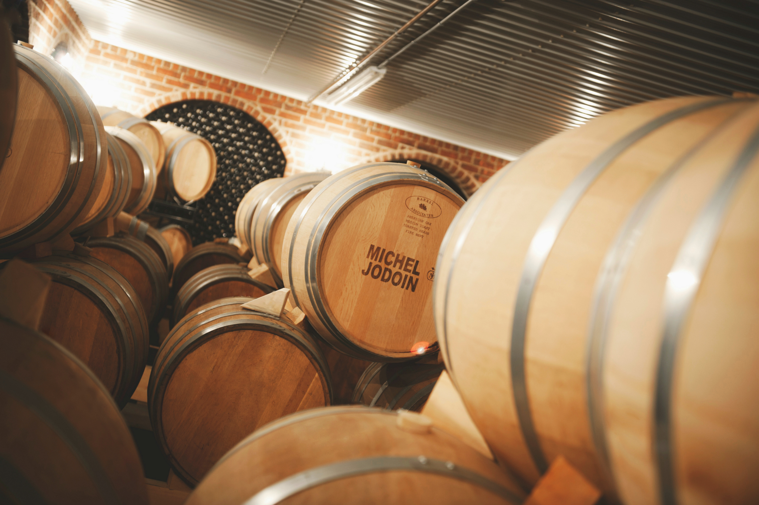 Michel Jodoin's Barrels from the winerie